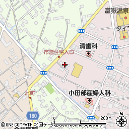 静岡県富士宮市ひばりが丘1016周辺の地図