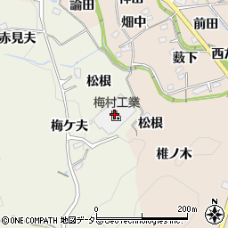 梅村工業周辺の地図