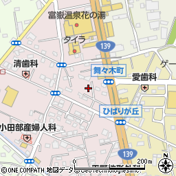 静岡県富士宮市ひばりが丘906周辺の地図
