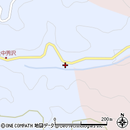 愛知県豊田市上中町秀沢1707周辺の地図