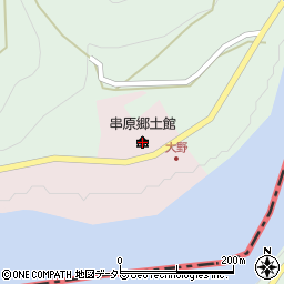 串原郷土館周辺の地図