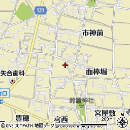 愛知県稲沢市矢合町鈴置西1474-11周辺の地図