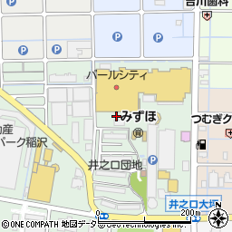 愛知県稲沢市井之口大坪町周辺の地図