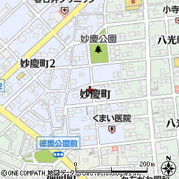 愛知県春日井市妙慶町129-2周辺の地図