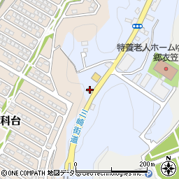 すき家横須賀衣笠店周辺の地図