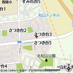 愛知県瀬戸市さつき台3丁目60周辺の地図