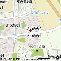 愛知県瀬戸市さつき台3丁目59周辺の地図