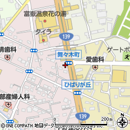 静岡県富士宮市ひばりが丘895周辺の地図