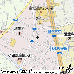 静岡県富士宮市ひばりが丘927周辺の地図