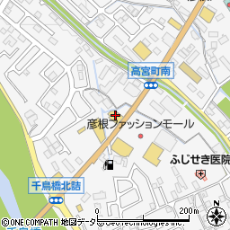 アップガレージ滋賀彦根店周辺の地図