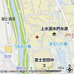 静岡県富士宮市淀師419周辺の地図