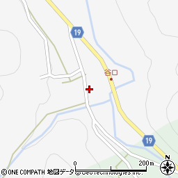 京都府南丹市美山町板橋谷口周辺の地図