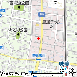 愛知県春日井市味美西本町2322周辺の地図