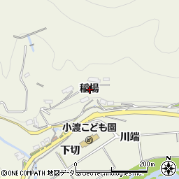 愛知県豊田市下切町稲場周辺の地図