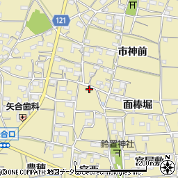 愛知県稲沢市矢合町鈴置西1474周辺の地図