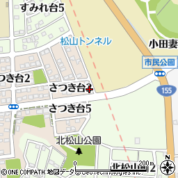 愛知県瀬戸市さつき台3丁目53周辺の地図