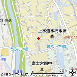 静岡県富士宮市淀師431周辺の地図