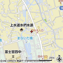 静岡県富士宮市淀師152周辺の地図