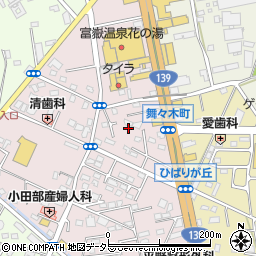 静岡県富士宮市ひばりが丘916周辺の地図