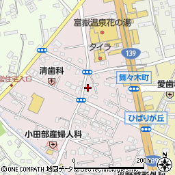静岡県富士宮市ひばりが丘930周辺の地図