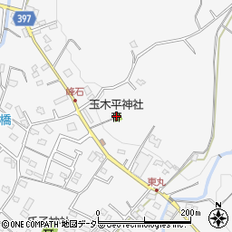 玉木平神社周辺の地図