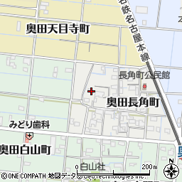 愛知県稲沢市奥田長角町9-1周辺の地図