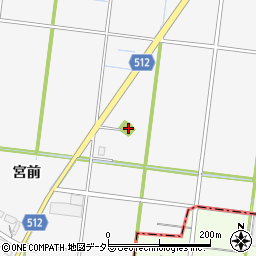 愛知県稲沢市祖父江町神明津東小一色周辺の地図