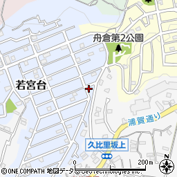 神奈川県横須賀市若宮台3-9周辺の地図