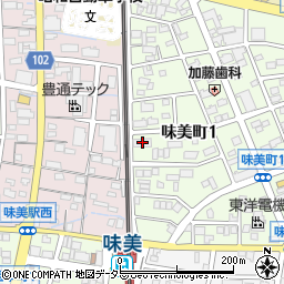 愛知県春日井市味美町1丁目73周辺の地図