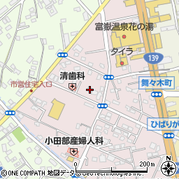静岡県富士宮市ひばりが丘111周辺の地図