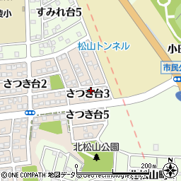 愛知県瀬戸市さつき台3丁目49周辺の地図