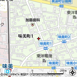 愛知県春日井市味美町1丁目157周辺の地図