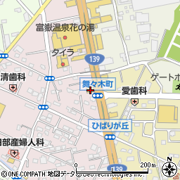 静岡県富士宮市ひばりが丘887周辺の地図