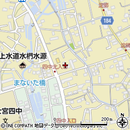 静岡県富士宮市淀師156周辺の地図