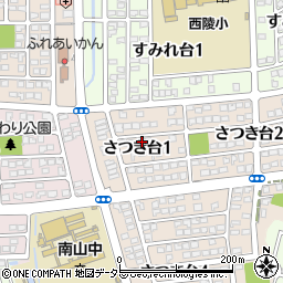 愛知県瀬戸市さつき台1丁目37周辺の地図