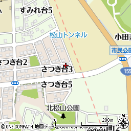 愛知県瀬戸市さつき台3丁目51周辺の地図