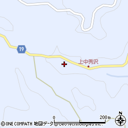愛知県豊田市上中町仲田周辺の地図