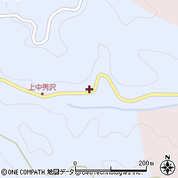愛知県豊田市上中町秀沢1677周辺の地図