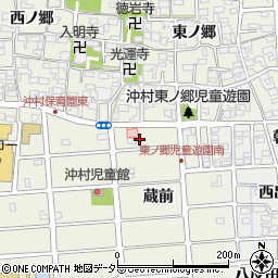 愛知県北名古屋市沖村蔵前14周辺の地図