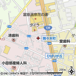 静岡県富士宮市ひばりが丘873周辺の地図