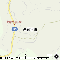 愛知県豊田市西萩平町周辺の地図