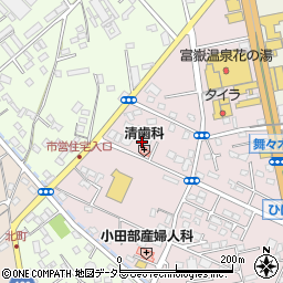 静岡県富士宮市ひばりが丘1054周辺の地図