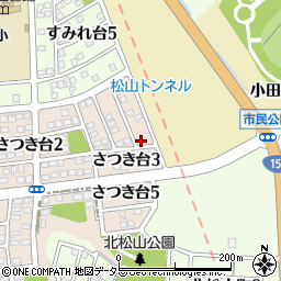 愛知県瀬戸市さつき台3丁目35周辺の地図