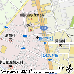 静岡県富士宮市ひばりが丘870周辺の地図