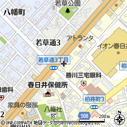 らーめんラの壱春日井店周辺の地図