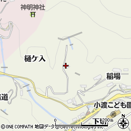 愛知県豊田市下切町森ノ入周辺の地図