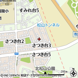 愛知県瀬戸市さつき台3丁目17周辺の地図