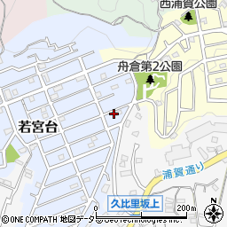 神奈川県横須賀市若宮台3-2周辺の地図