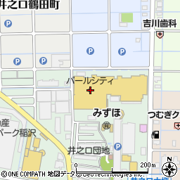 スガキヤフィールパールシティ稲沢店周辺の地図