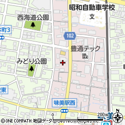 愛知県春日井市味美西本町2319周辺の地図